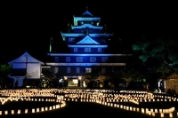 【イベント】　8/1～31、岡山県にて「夏の烏城灯源郷」開催中です。