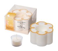 【新発売】offti｜アロマキャンドルホルダー「フチハナ」「ハナクルル」