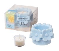 【新発売】offti｜アロマキャンドルホルダー「フチハナ」「ハナクルル」
