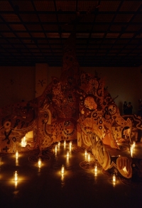 【イベント】　12/19・2/28、箱根の彫刻の森美術館で淺井裕介展関連イベント「火で見る日」が開催されます。
